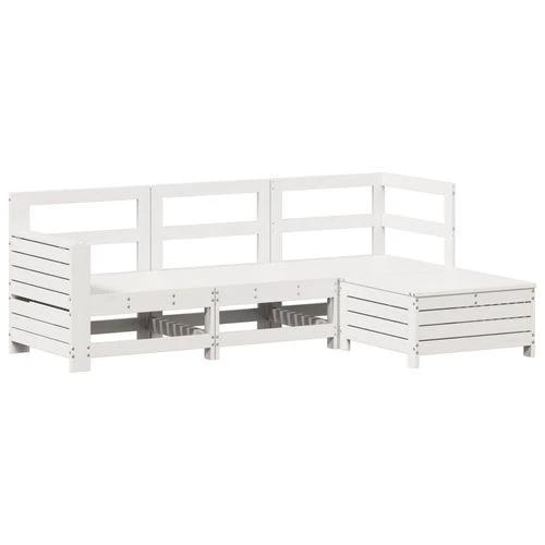 vidaXL vidaXL 4 Piece Garden Sofa Set 230x230x85cm Solid Pinewood with Cushions for Outdoor Entertaining - Garden Sofa Sets