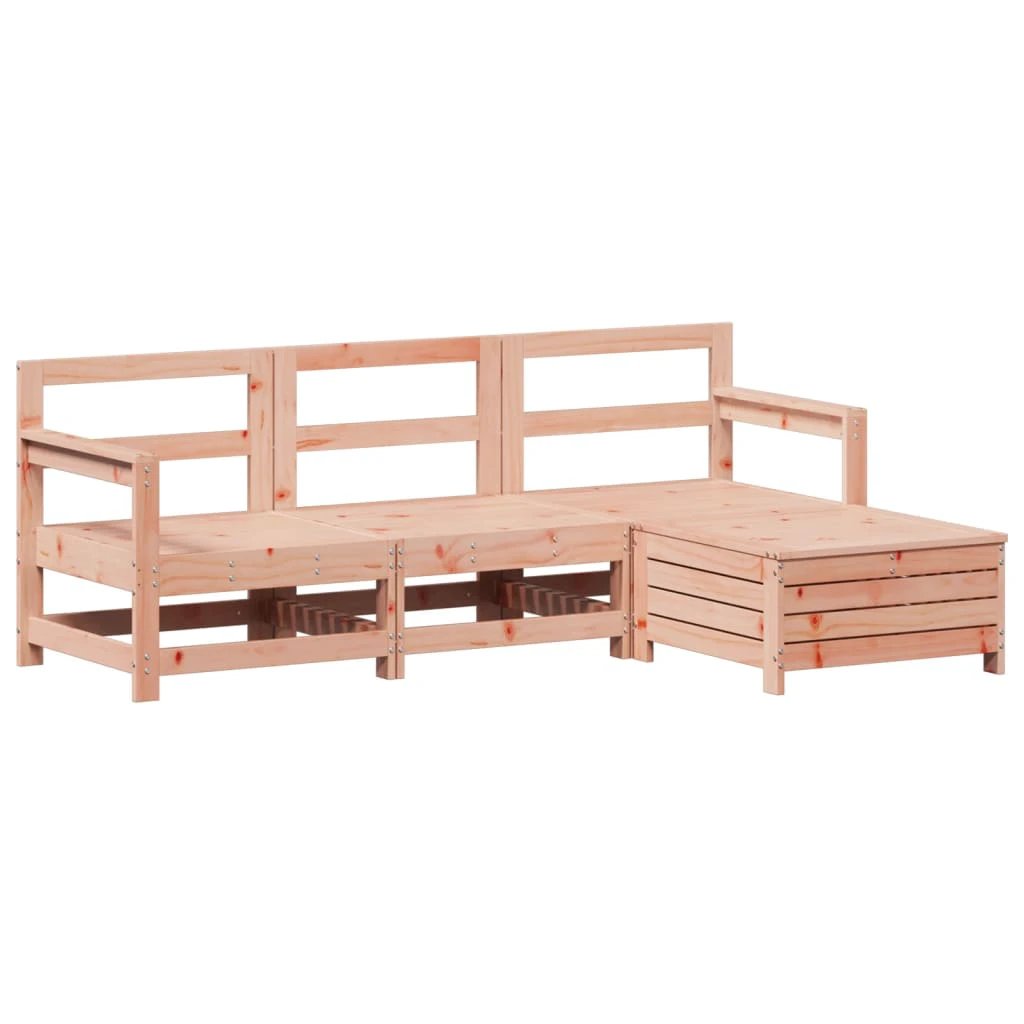 vidaXL 4 Piece Garden Sofa Set Solid Wood Pine by vidaXL
