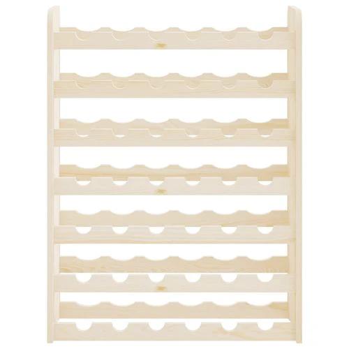 vidaXL Wooden Wine Rack 33x25x37 cm Solid Pine with Ample Storage for Wine Enthusiasts by vidaXL