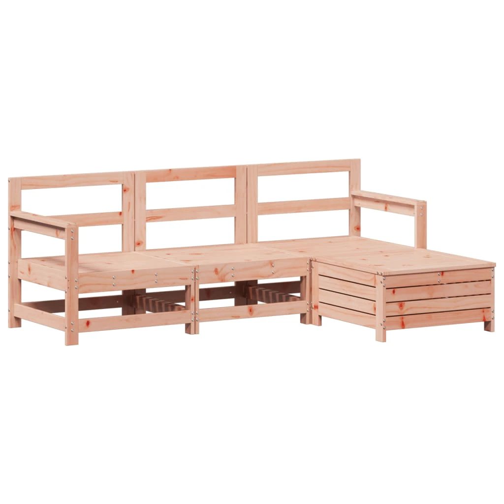 vidaXL 4 Piece Garden Sofa Set Solid Wood Pine by vidaXL