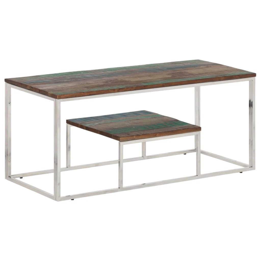 vidaXL VidaXL Coffee Table With Tempered Glass Top For Living Room - Coffee Table