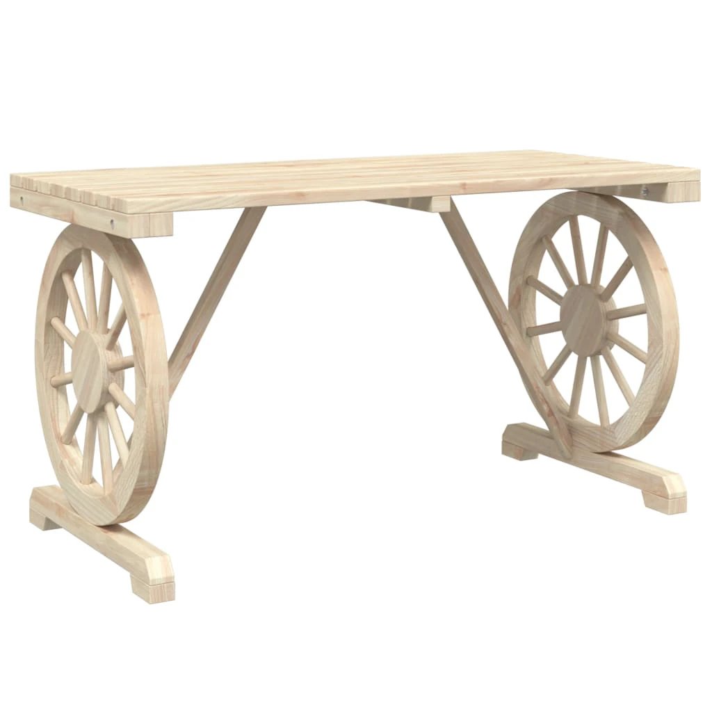 vidaXL Garden Table 115x55x65 cm Solid Wood Fir by vidaXL