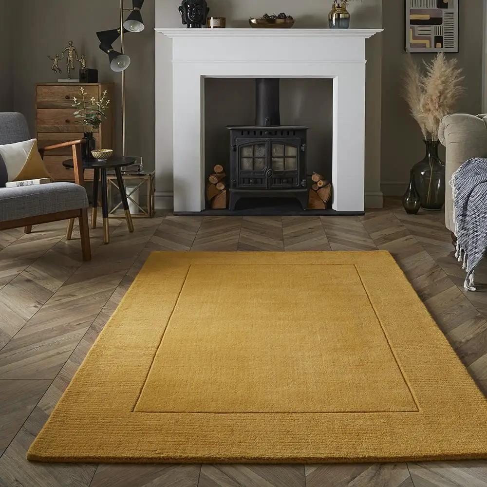 Esselle Home Esme Wool 80x150cm Ochre Rug - Rug