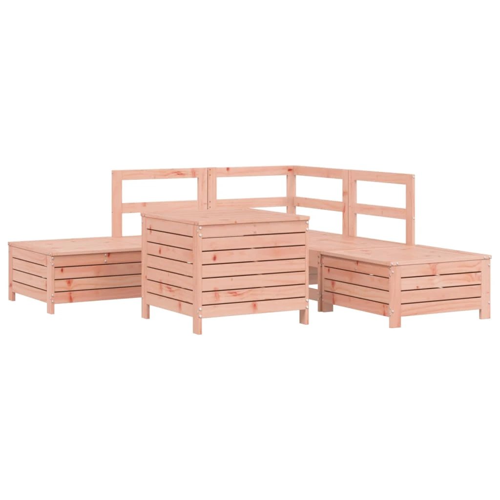 vidaXL 6 Piece Garden Sofa Set Solid Wood Pine by vidaXL