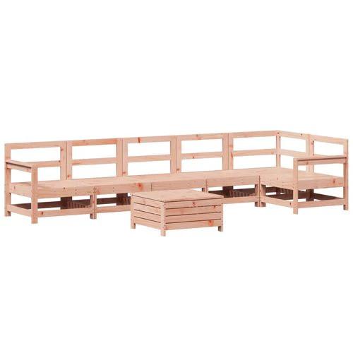 vidaXL 7 Piece Garden Sofa Set Solid Pinewood with Slatted Design for Outdoor Entertaining by vidaXL