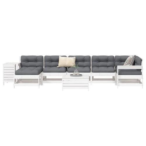 vidaXL 9 Piece Garden Sofa Set with Cushions for Cozy Outdoor Gatherings by vidaXL