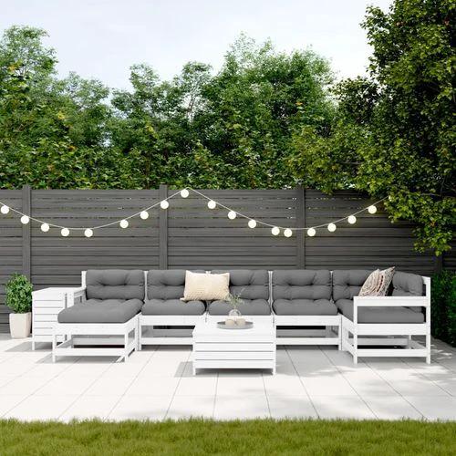 vidaXL 9 Piece Garden Sofa Set with Cushions for Cozy Outdoor Gatherings by vidaXL