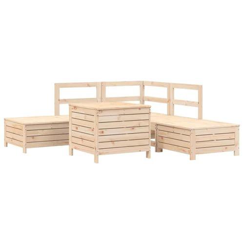 vidaXL 6 Piece Garden Sofa Set with Cushions for Outdoor Relaxation and Entertaining by vidaXL