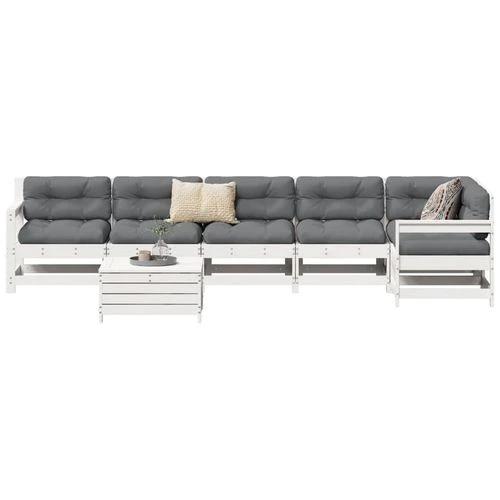 vidaXL 7 Piece Garden Sofa Set Solid Pinewood with Slatted Design for Outdoor Entertaining by vidaXL