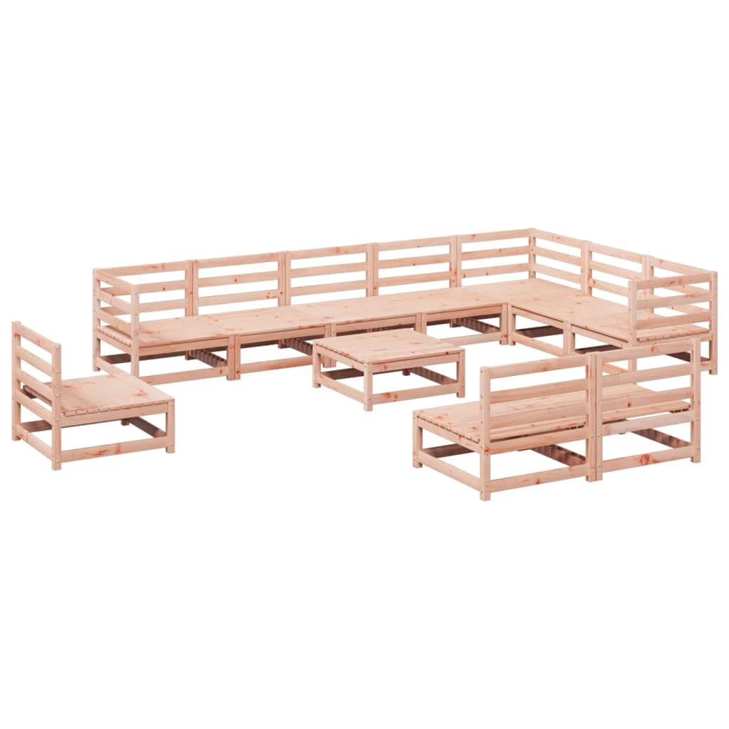 vidaXL vidaXL 11 Piece Garden Sofa Set Solid Wood Pine - Garden Sofa Sets