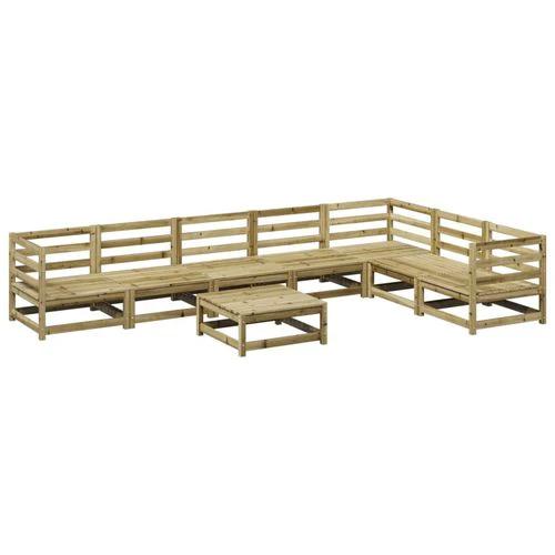 vidaXL 8 Piece Garden Sofa Set with Cushions for Outdoor Relaxation and Entertaining by vidaXL