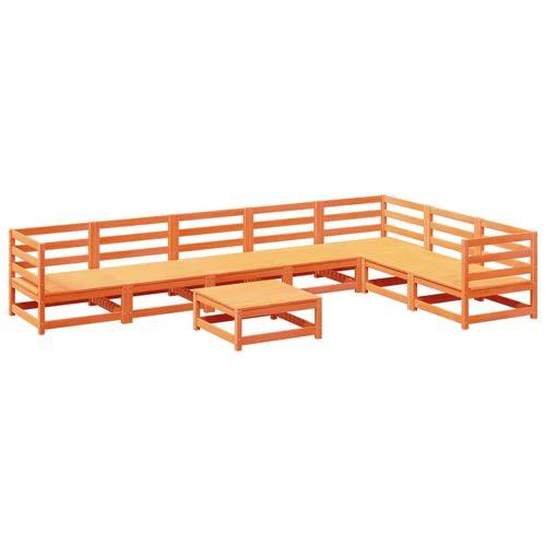 vidaXL 8 Piece Garden Sofa Set with Cushions for Outdoor Relaxation and Entertaining by vidaXL