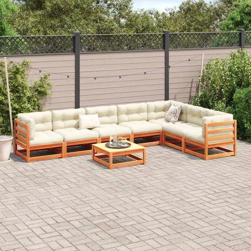 vidaXL 8 Piece Garden Sofa Set with Cushions for Outdoor Relaxation and Entertaining by vidaXL