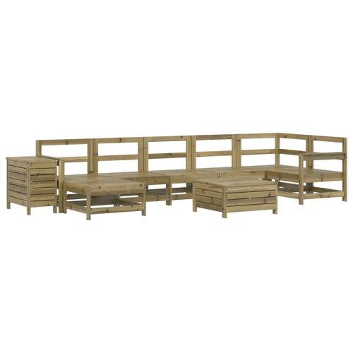 vidaXL 9 Piece Garden Sofa Set with Cushions for Cozy Outdoor Gatherings by vidaXL