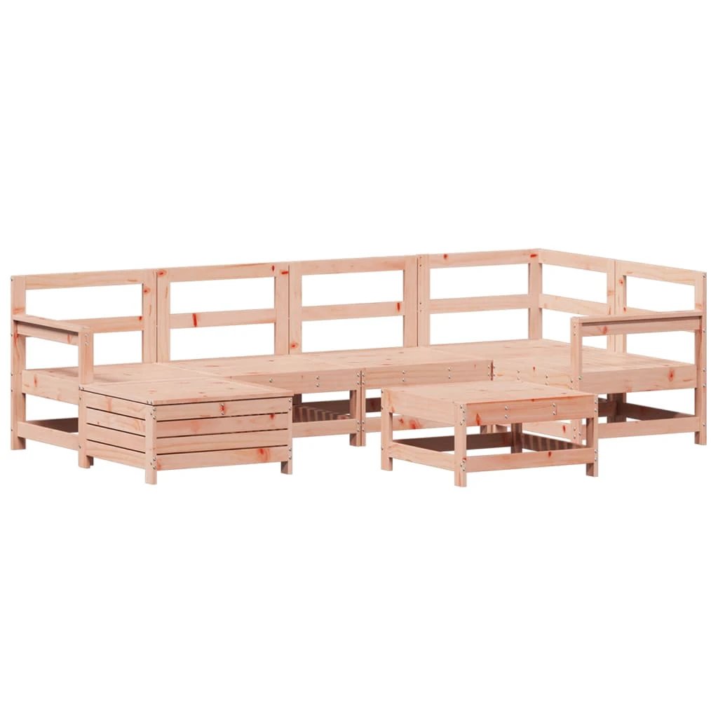 vidaXL vidaXL 7 Piece Garden Sofa Set Solid Wood Pine - Garden Sofa Sets