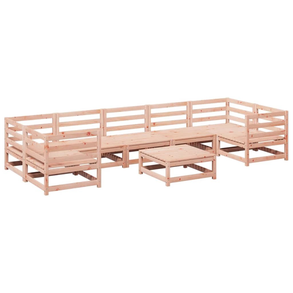 vidaXL 8 Piece Garden Sofa Set Solid Wood Pine by vidaXL