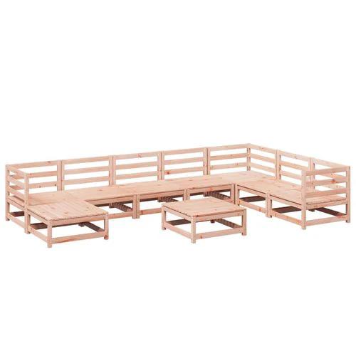 vidaXL 9 Piece Garden Sofa Set with Cushions for Outdoor Entertaining and Relaxation by vidaXL