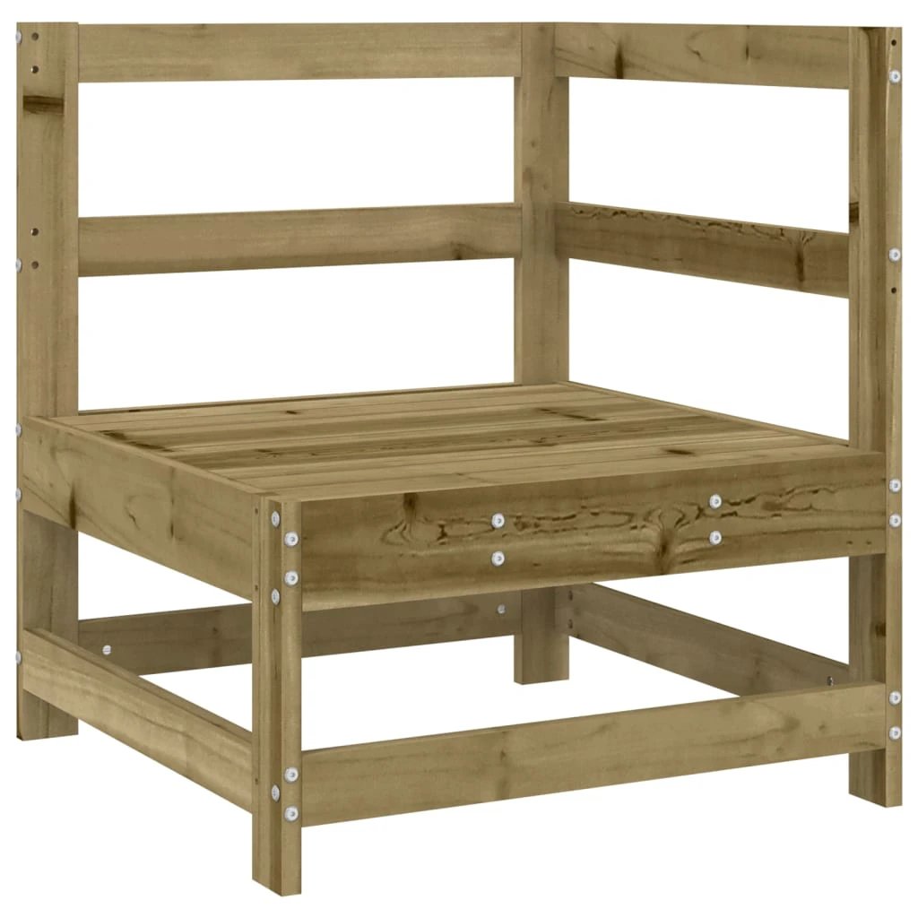 vidaXL 7 Piece Garden Sofa Set Solid Wood Pine by vidaXL