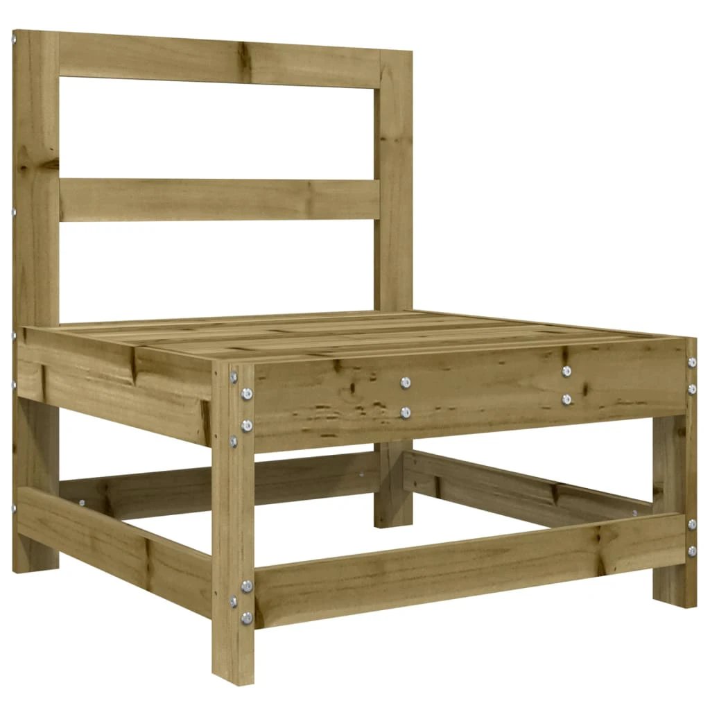 vidaXL 7 Piece Garden Sofa Set Solid Wood Pine by vidaXL