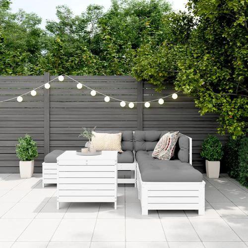 vidaXL 6 Piece Garden Sofa Set with Cushions for Outdoor Relaxation and Entertaining by vidaXL
