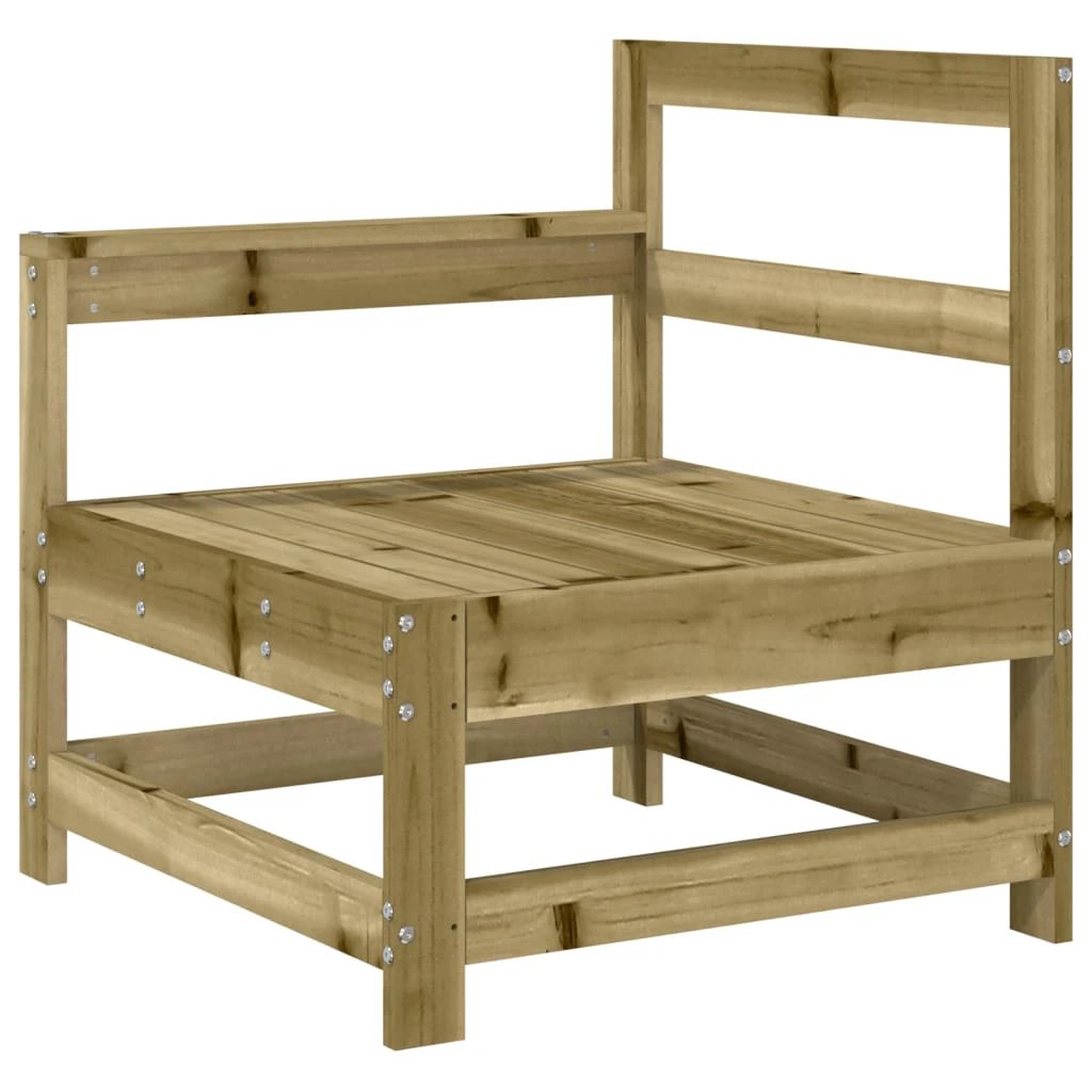vidaXL vidaXL 6 Piece Garden Sofa Set Solid Wood Pine - Garden Sofa Sets