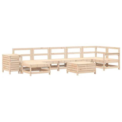vidaXL 9 Piece Garden Sofa Set with Cushions for Cozy Outdoor Gatherings by vidaXL