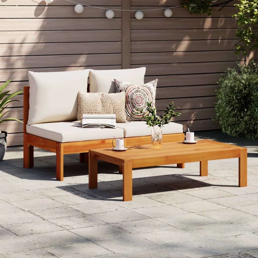 vidaXL vidaXL Garden Table 100x50x27 cm Solid Wood Acacia - Garden Table