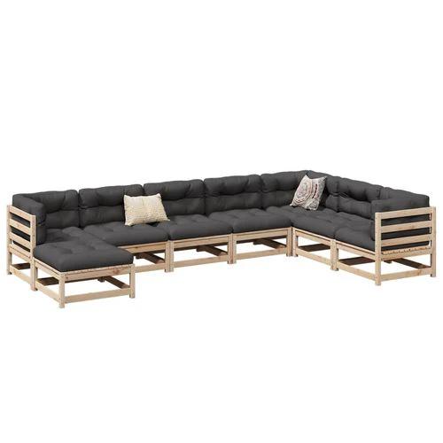 vidaXL vidaXL 8 Piece Garden Sofa Set with Cushions for Outdoor Relaxation and Entertaining - Garden Sofa Sets