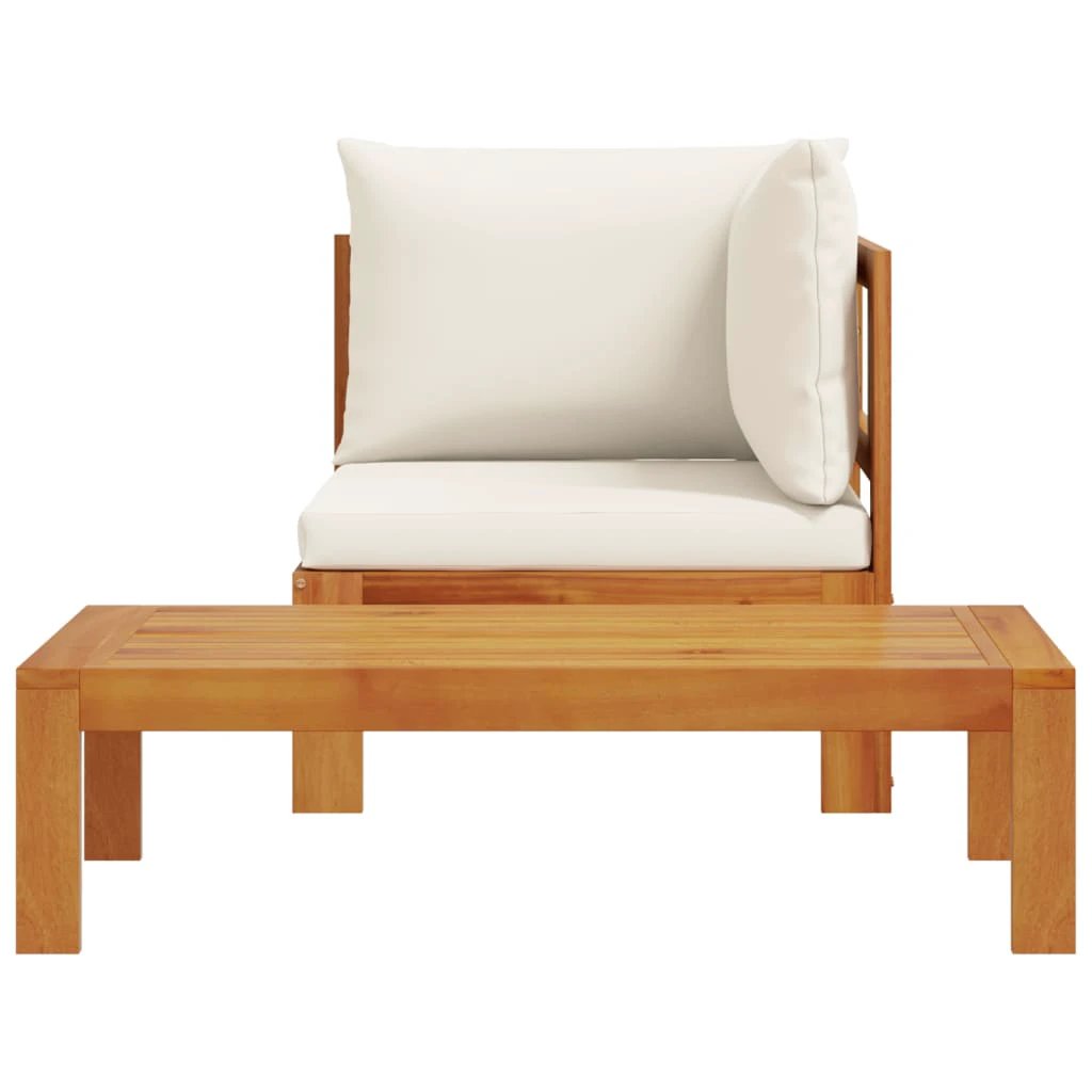 vidaXL vidaXL Garden Table 100x50x27 cm Solid Wood Acacia - Garden Table