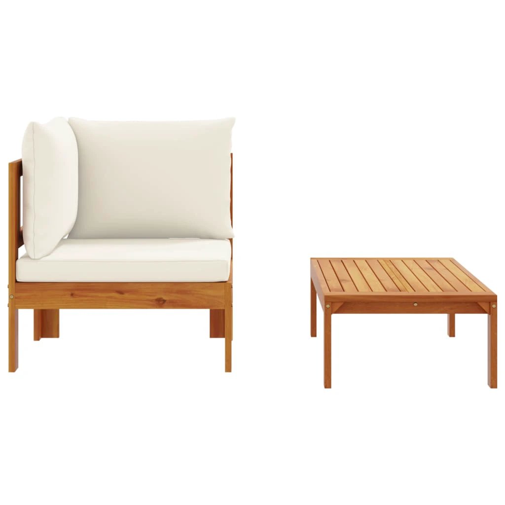 vidaXL vidaXL Garden Table 100x50x27 cm Solid Wood Acacia - Garden Table