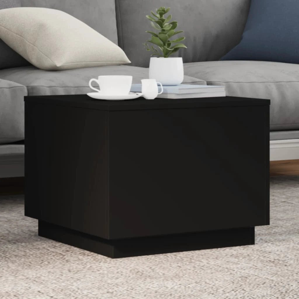 vidaXL vidaXL Coffee Table 50x50x40 cm LED Lights Living Room - Coffee Table