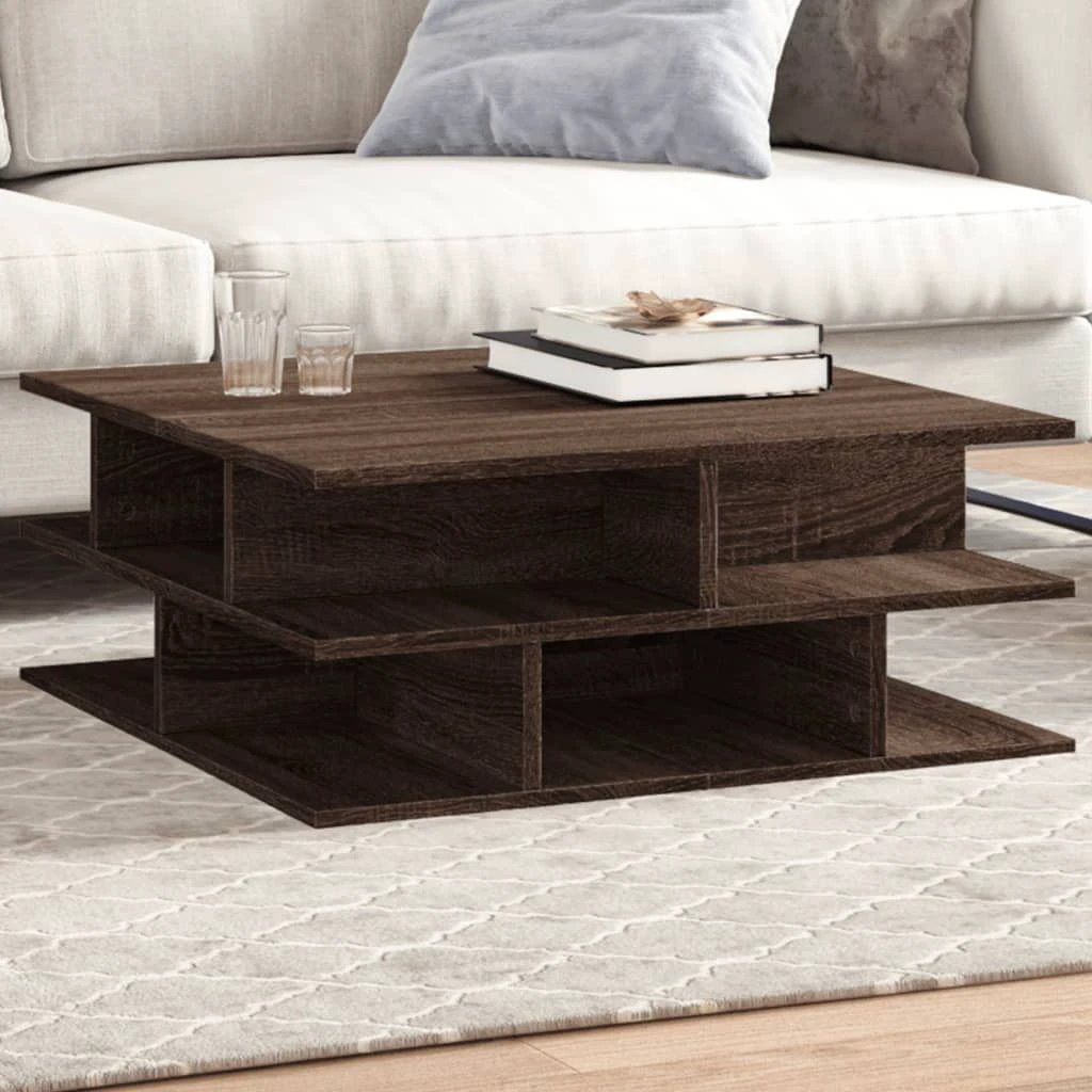 vidaXL VidaXL Coffee Table 70x70x29 cm Engineered Wood Living Room - Coffee Table