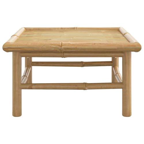 vidaXL Garden Table 65x55x30 cm Bamboo by vidaXL