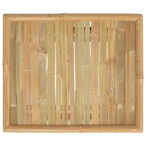 vidaXL Garden Table 65x55x30 cm Bamboo by vidaXL