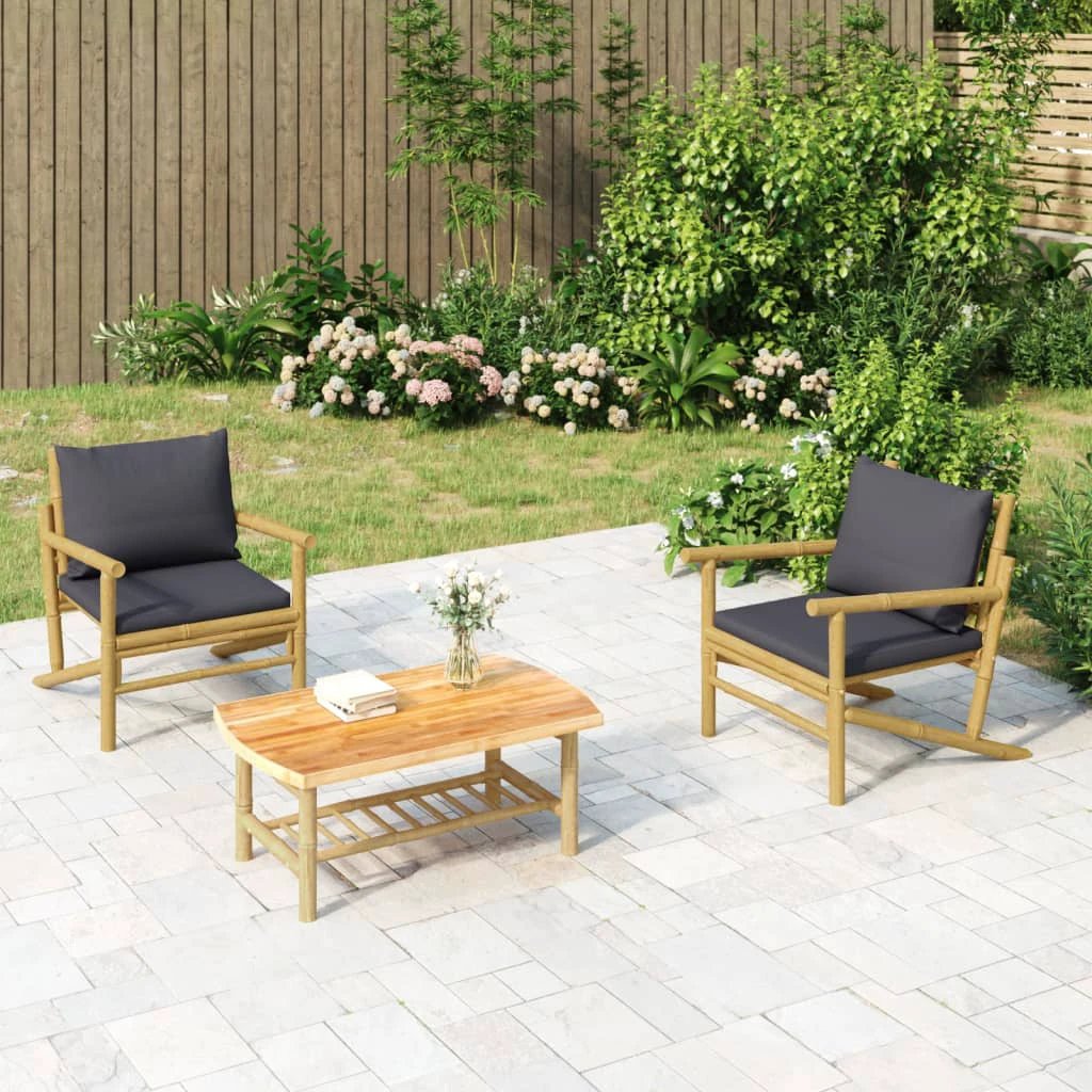 vidaXL VidaXL Garden Coffee Table 90x55x37 cm Bamboo Outdoor - Garden Table