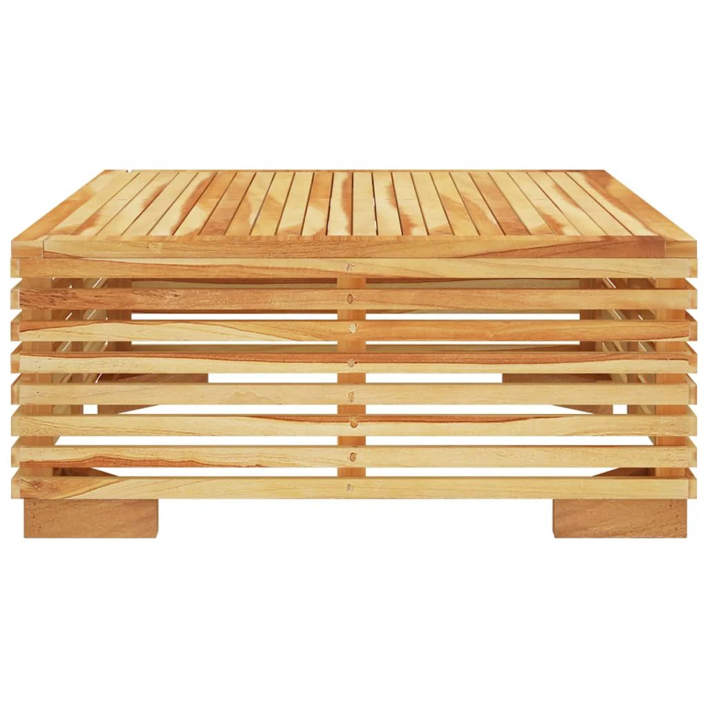 VidaXL Teak Coffee Table 69.5x69.5x31 cm Solid Teak Outdoor by vidaXL