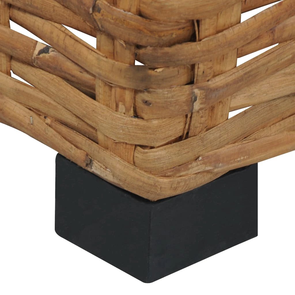VidaXL Coffee Table 47x47x28 cm Natural Rattan Living Room by vidaXL