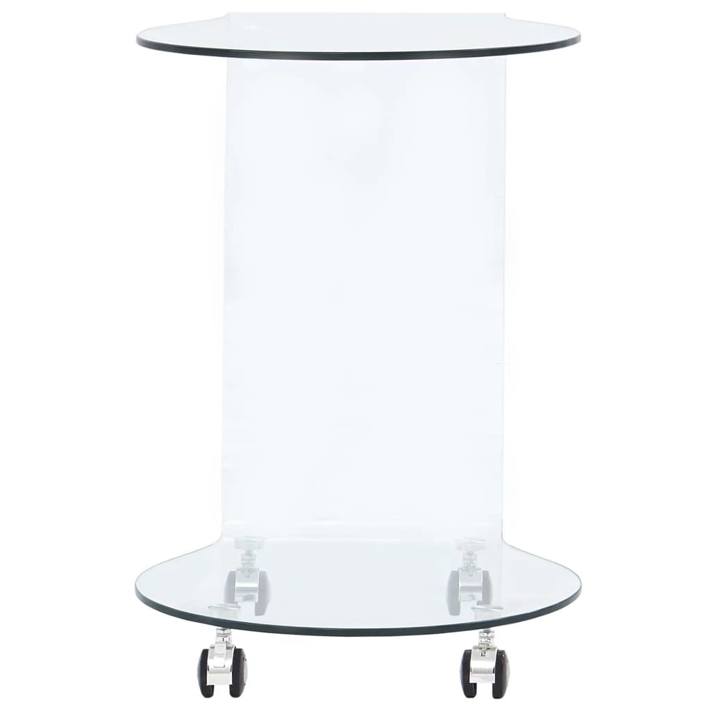 vidaXL vidaXL Glass Coffee Table 45x40x58cm Tempered - Coffee Table