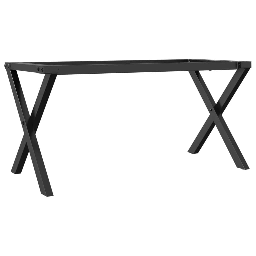 vidaXL vidaXL Coffee Table Legs 90x30x43 cm X-Frame Cast Iron for DIY Industrial Style Furniture - Coffee Table