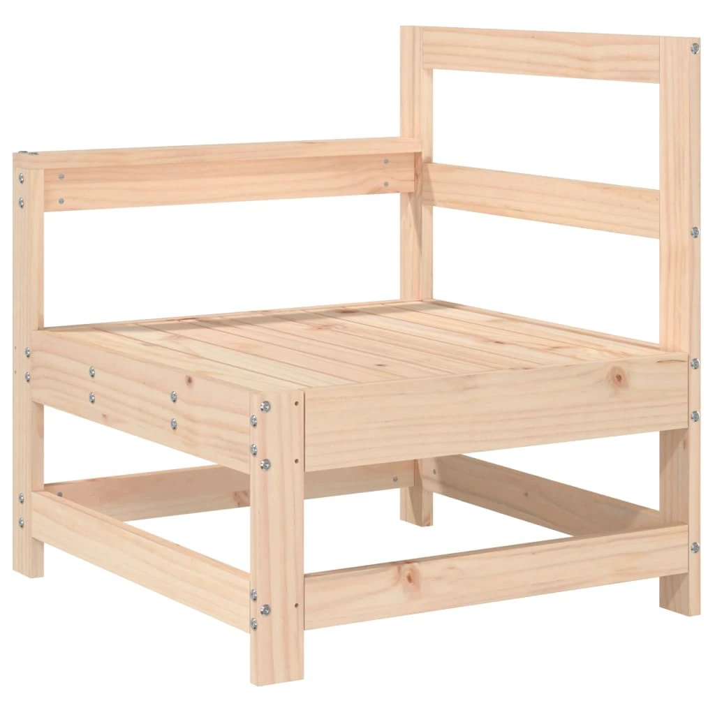 vidaXL 3 Piece Garden Sofa Set Solid Wood Pine by vidaXL