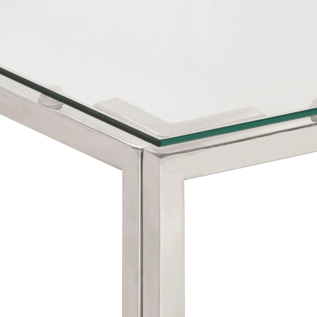 vidaXL VidaXL Coffee Table With Tempered Glass Top For Living Room - Coffee Table