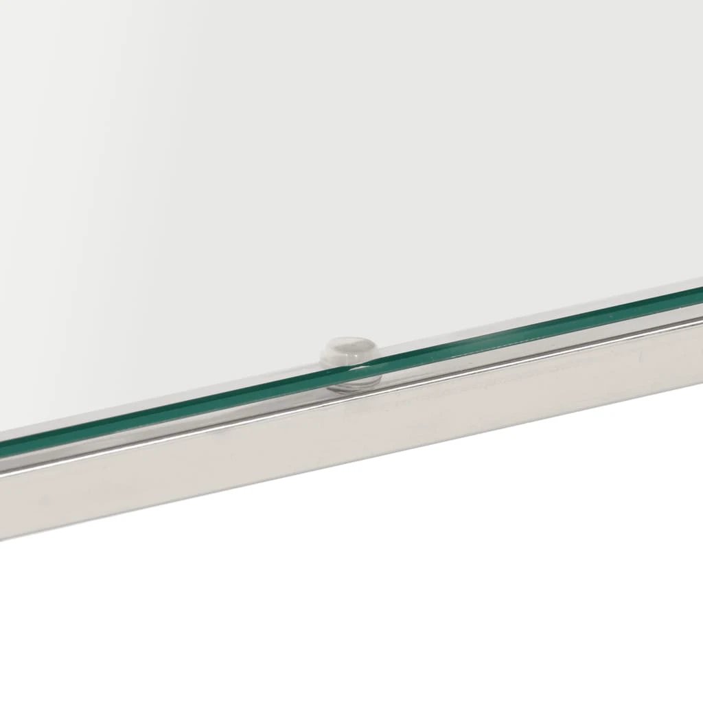 vidaXL VidaXL Coffee Table With Tempered Glass Top For Living Room - Coffee Table