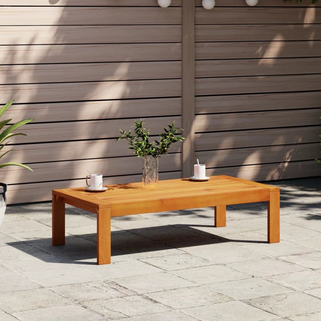 vidaXL vidaXL Garden Table 100x50x27 cm Solid Wood Acacia - Garden Table