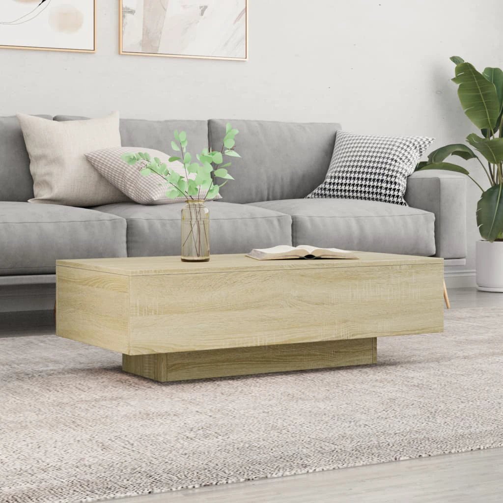 vidaXL VidaXL Coffee Table 100x49.5x31 Cm Engineered Wood Moisture Resistant Living Room - Coffee Table