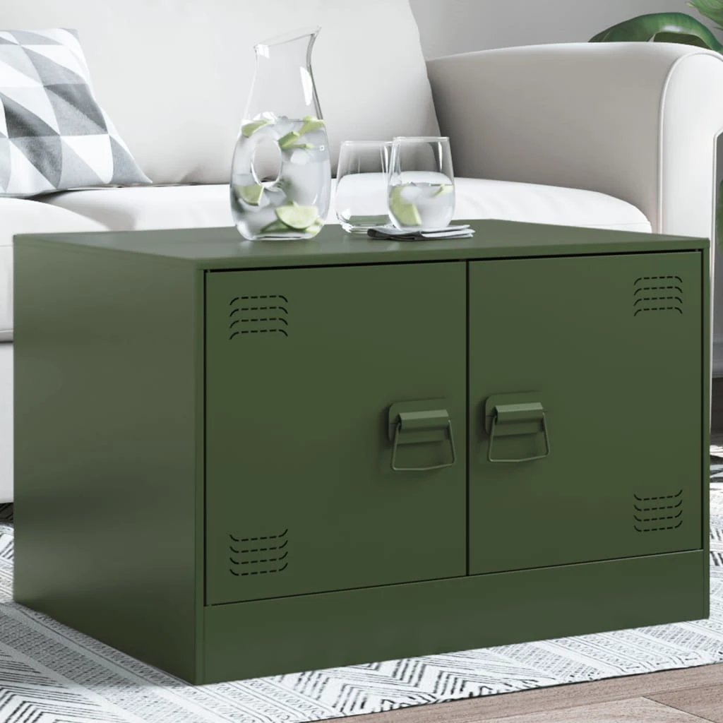 VidaXL Coffee Table 67x50x44 cm Cold Rolled Steel Home by vidaXL