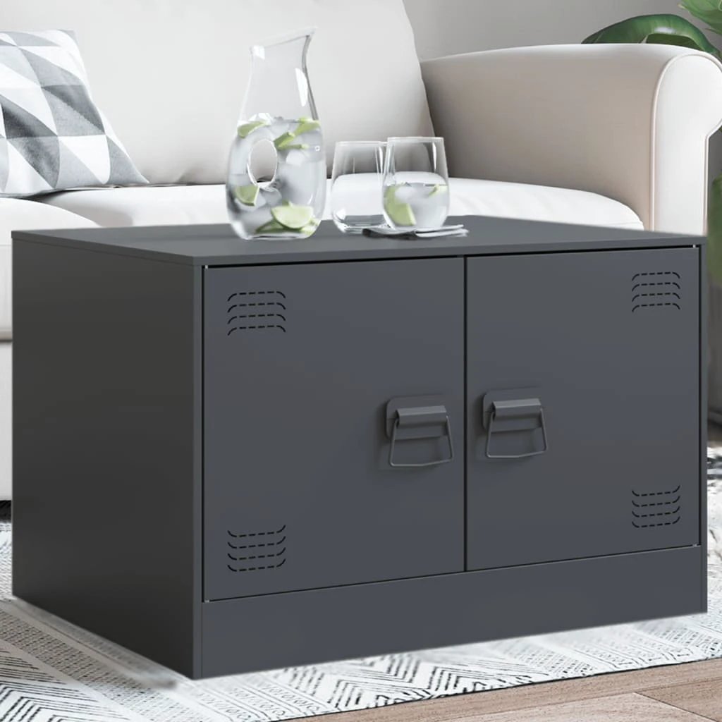 VidaXL Coffee Table 67x50x44 cm Cold Rolled Steel Home by vidaXL