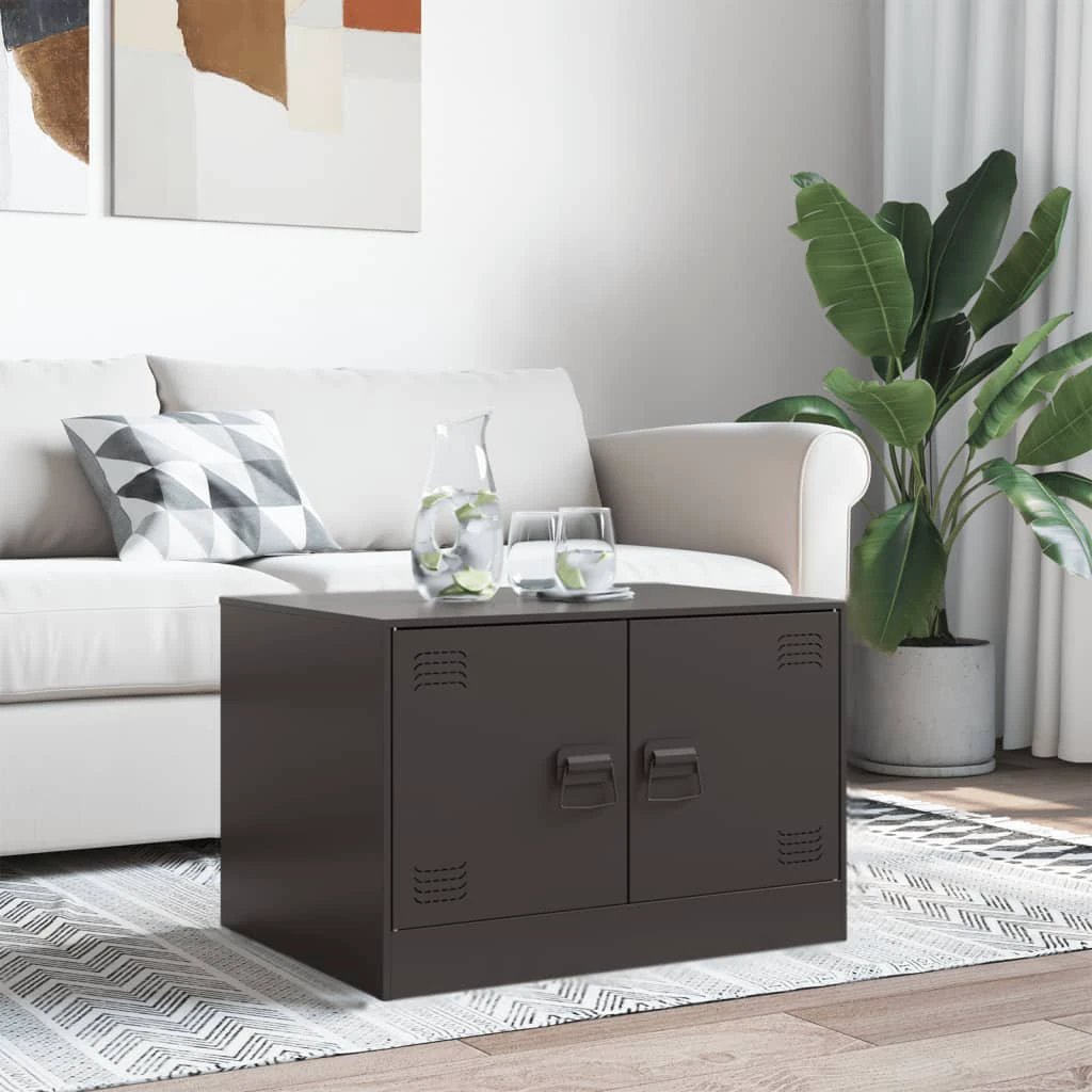 vidaXL VidaXL Coffee Table 67x50x44 cm Cold Rolled Steel Home - Coffee Table