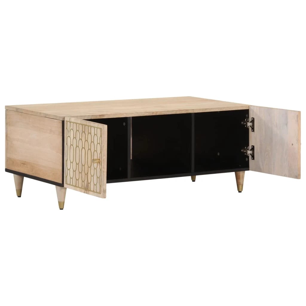 vidaXL Coffee Table 100x54x40 cm Mango Wood for Living Room by vidaXL