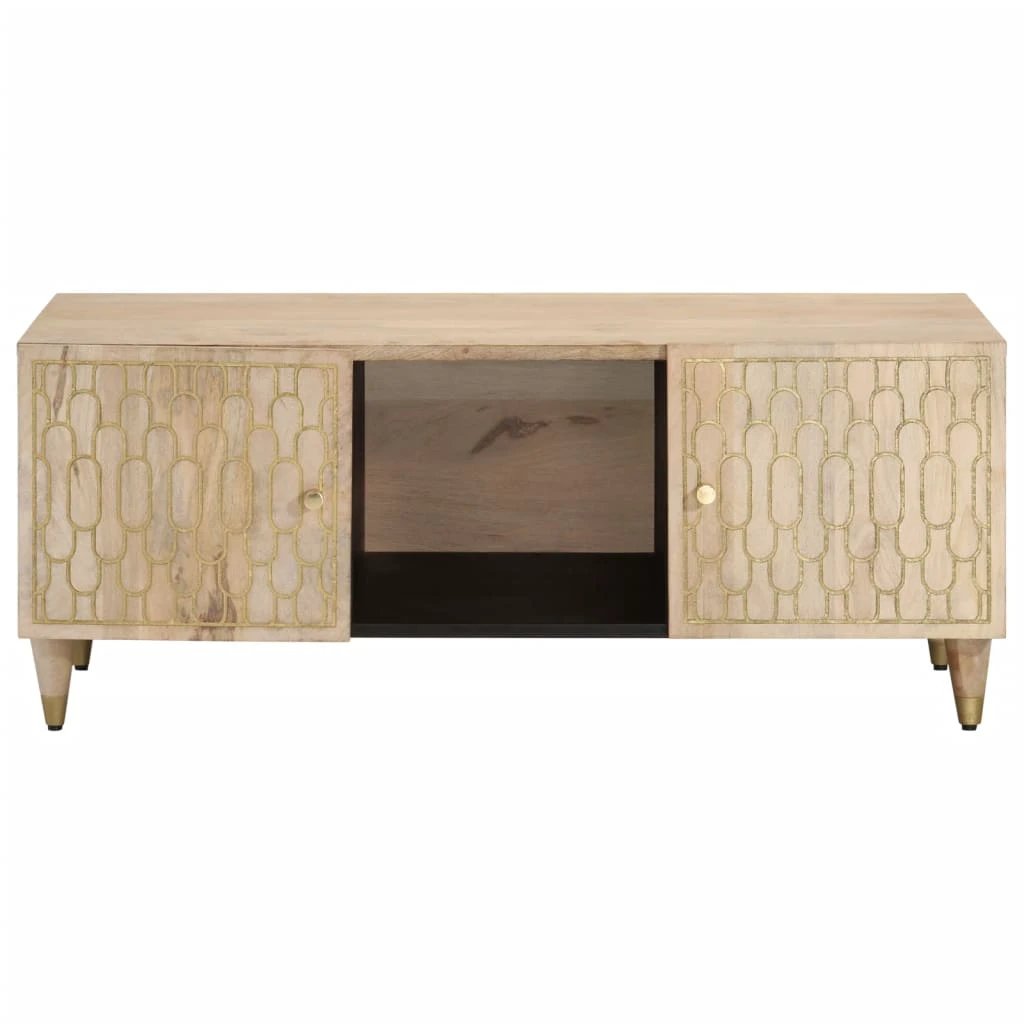 vidaXL Coffee Table 100x54x40 cm Mango Wood for Living Room by vidaXL
