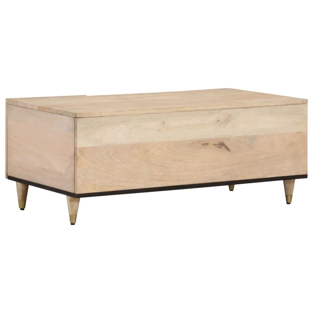 vidaXL Coffee Table 100x54x40 cm Mango Wood for Living Room by vidaXL
